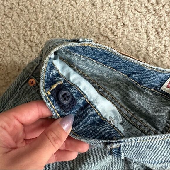 Levi’s vintage long jean shorts / jorts with adjustable waist - Picture 5 of 15
